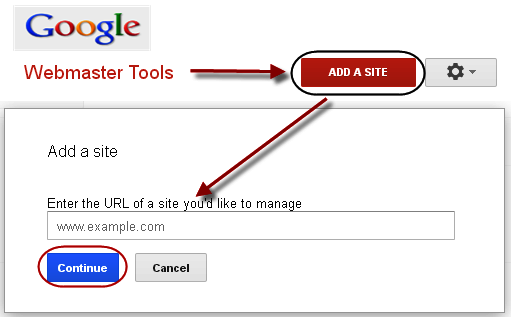 Webmaster ‍add site