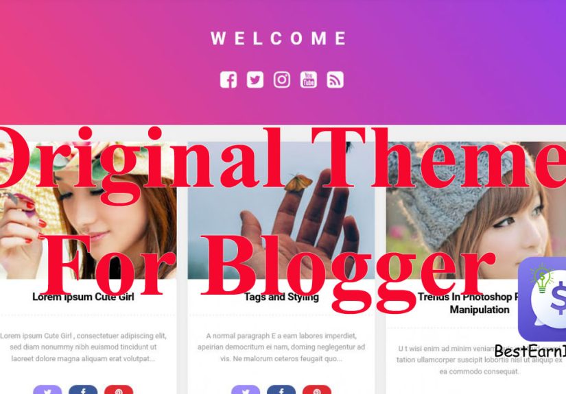 original theme of blogger